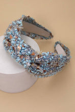 TWEED WIDE KNOTTED HEADBAND