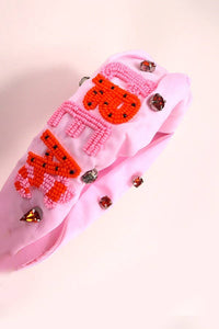 HALLOWEEN TRICK OR TREAT BEADED HEADBAND
