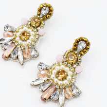 Unique Statement Sequin Beaded Earrings