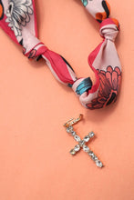 Handcrafted Scarf Interchangeable Charm Necklace