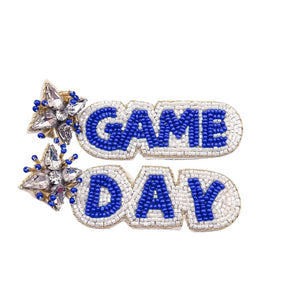 Game Day Beaded Earring
