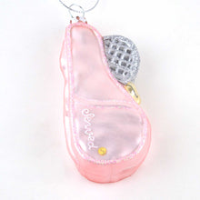 Tennis Boxed Glass Christmas Ornament
