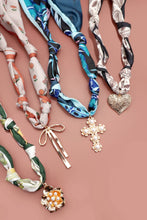 HANDMADE SCARF NECKLACE - HEART