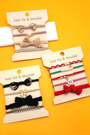 FUN DUAL FUNCTION KNOT BRACELET HAIR TIES