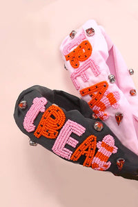 HALLOWEEN TRICK OR TREAT BEADED HEADBAND