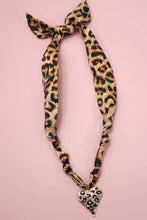 HANDMADE SCARF NECKLACE - HEART