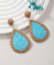 Rattan Vacay Braided Drop Earrings