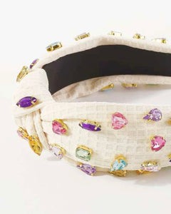 Multicolor Jeweled Headband