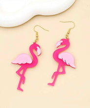 Flamingo Acrylic Earrings