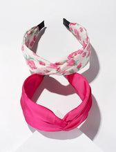 Solid and Flower Twist Headbands