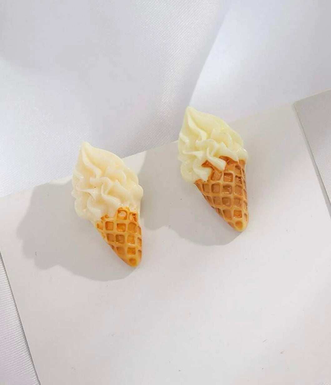 Ice Cream Cone Stud Earrings