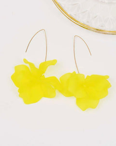 Drop Petal Flower Earrings