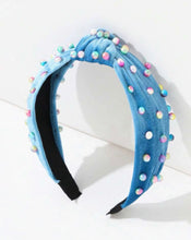 Kid’s Velvet Pearl Knot Headbands no