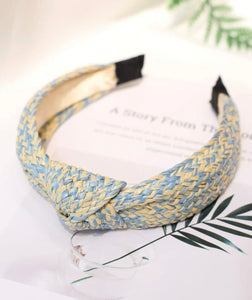 Woven Boho Straw Headband