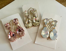 Jeweled waterdrop earring