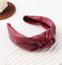 Wide Leather Headband
