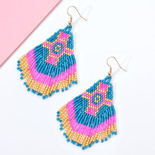 Sparkly Fringe Beaded Earrings