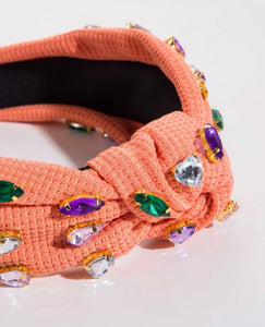 Multicolor Jeweled Headband