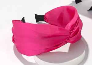 Solid and Flower Twist Headbands