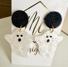 Ghost Halloween Acrylic Earrings