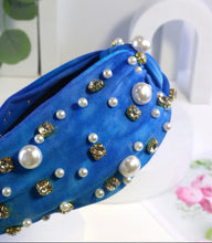 Jewel Pearl Knot Headbands