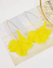 Drop Petal Flower Earrings