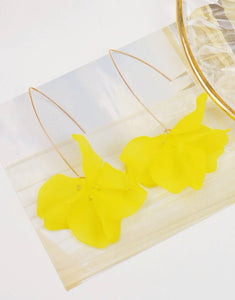 Drop Petal Flower Earrings