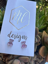 Colorful Teddy Bear Studs
