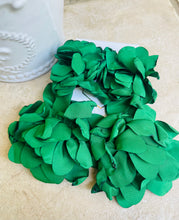 Large Fabric Petal  Flower Earrings