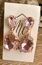 Jeweled waterdrop earring