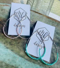 Teardrop Seed Beaded Earrings