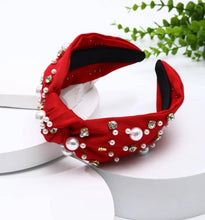 Jewel Pearl Knot Headbands