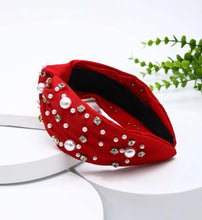 Jewel Pearl Knot Headbands