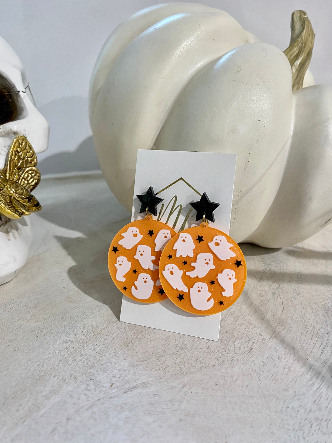 Halloween Acrylic Earrings Various Styles