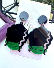 Frankenstein and His Wife Halloween Earrings