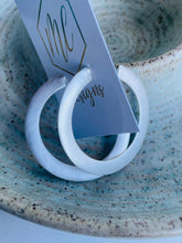 Large Thick Flat Hoops