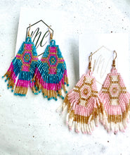 Sparkly Fringe Beaded Earrings