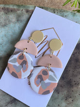 Neutral Clay Dangle Earrings