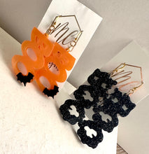 Boo Word Halloween Earrings