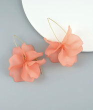 Drop Petal Flower Earrings