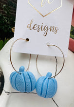 Pumpkin Hoop Earrings