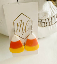 Candy Corn Halloween Earrings