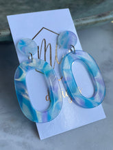 Acrylic Oval Earrings