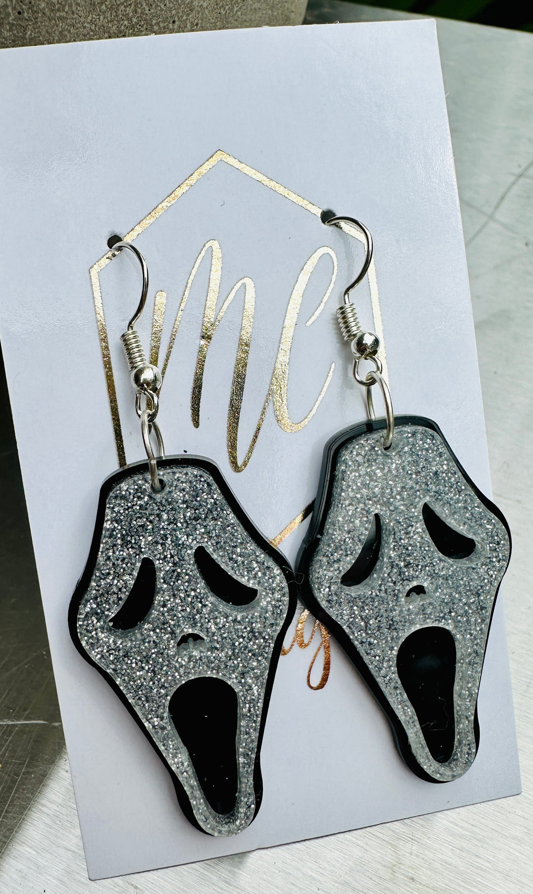 Halloween Horror Mask Earrings