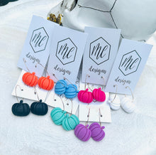 Pumpkin Hoop Earrings