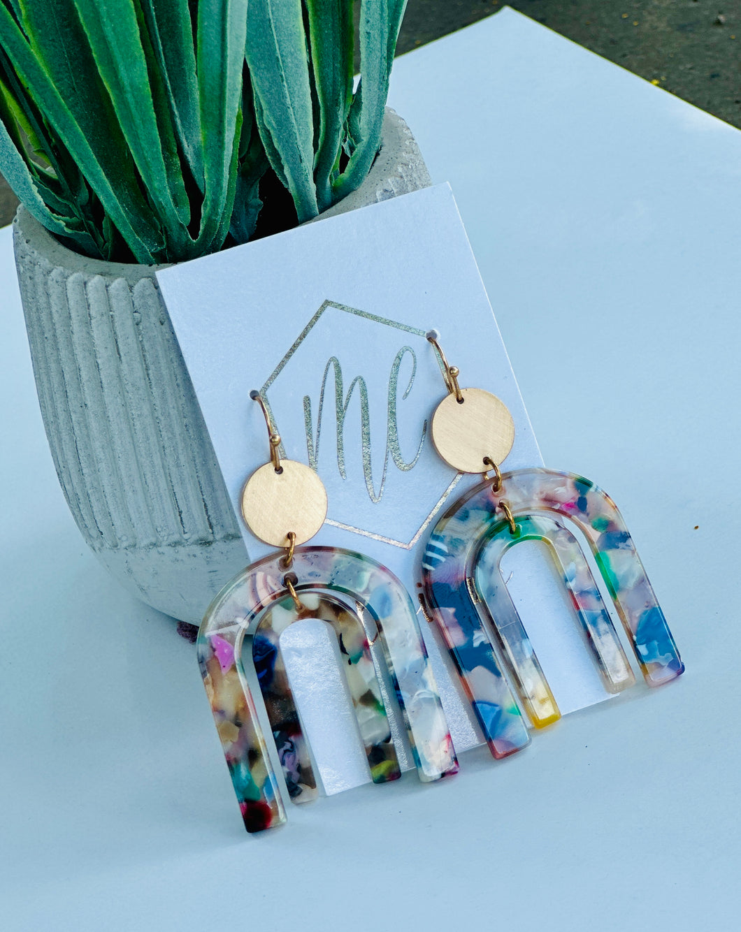Colorful Arch Earrings