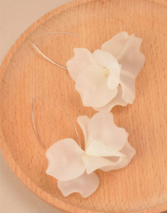 Drop Petal Flower Earrings