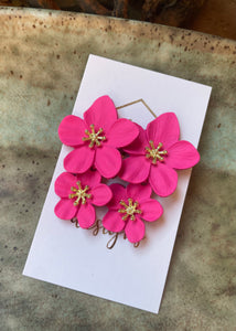 Double Flower Earring