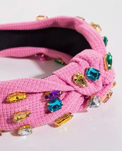 Multicolor Jeweled Headband