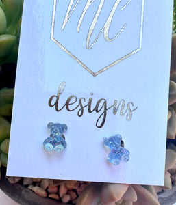 Colorful Teddy Bear Studs
